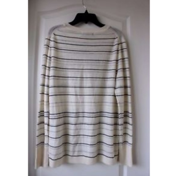 NWT Banana Republic Striped Merino Wool Pullover - Picture 2 of 4